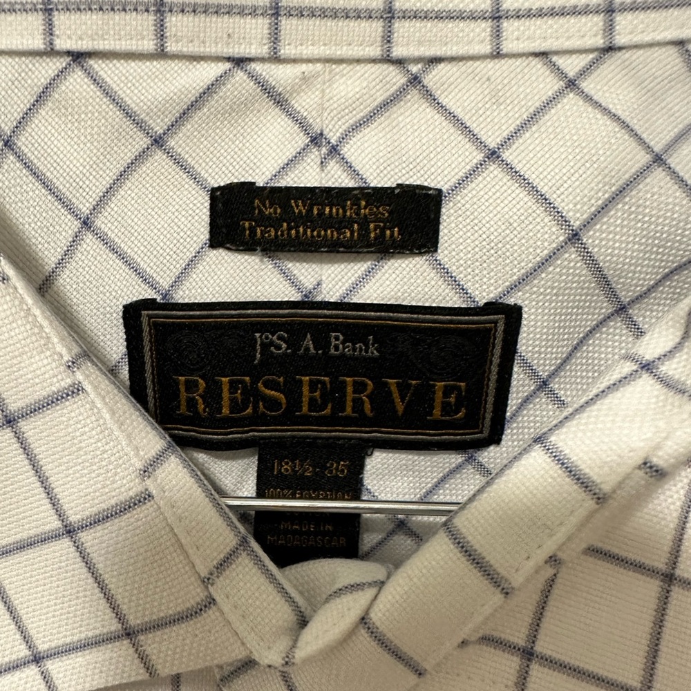 Jos A Bank Reserve Shirt. 18.5 34/35